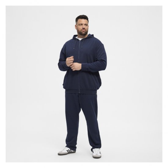 North Latitude Full Zip Hoodie Navy - Herren-sweater und -hoodies - Herren-Sweater und -Hoodies in großen Größen