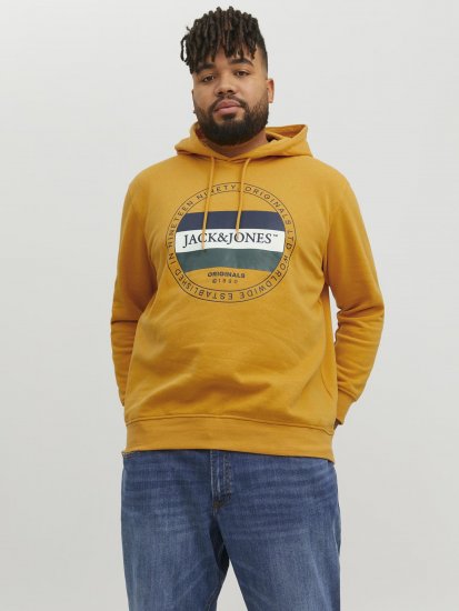 Jack & Jones Codyy Hoodie Yellow - Herren-sweater und -hoodies - Herren-Sweater und -Hoodies in großen Größen