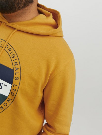 Jack & Jones Codyy Hoodie Yellow - Herren-sweater und -hoodies - Herren-Sweater und -Hoodies in großen Größen
