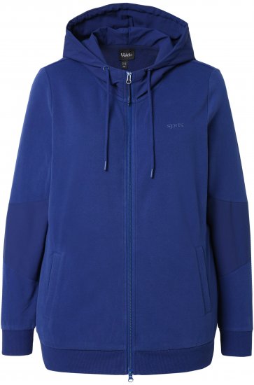 Ulla Popken Athletic Department Hoodie Navy - Hoodies & Sweatshirts - 