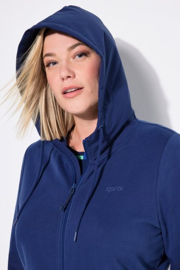 Ulla Popken Athletic Department Hoodie Navy - Hoodies & Sweatshirts - Kuschelige Sweatshirts & Strick
