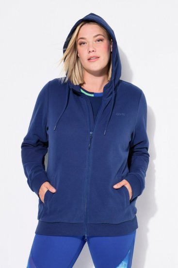 Ulla Popken Athletic Department Hoodie Navy - Hoodies & Sweatshirts - Kuschelige Sweatshirts & Strick