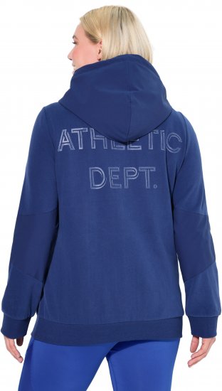 Ulla Popken Athletic Department Hoodie Navy - Hoodies & Sweatshirts - 