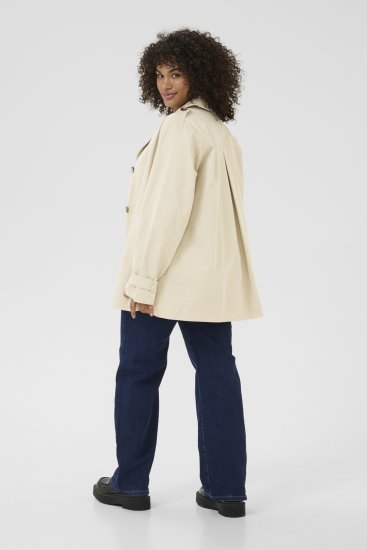 Kaffe Curve Tricia Jacke Federgrau - Jacken & Mäntel - 