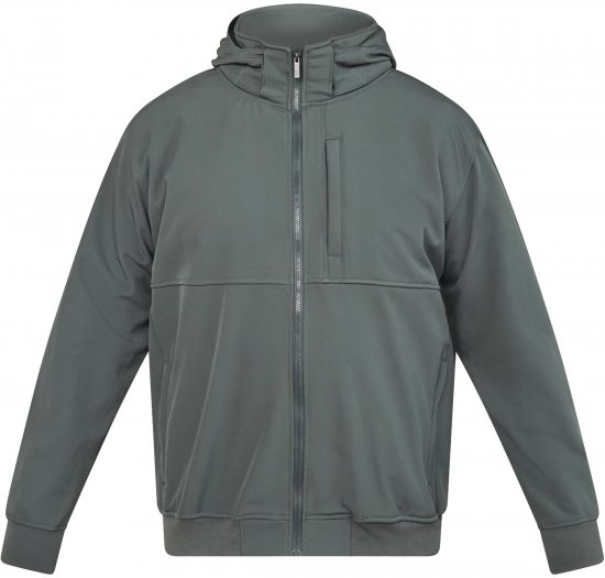 North Latitude 61301 Softshelljacke mit abnehmbarer Kapuze Dunkelgrün - Herren jacken - Herren Jacken in großen Größen