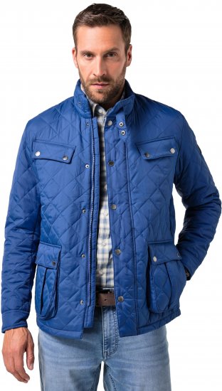 JP1880 Quilted with Multiple Pockets Jacket Dark Blue - Herren jacken - Herren Jacken in großen Größen