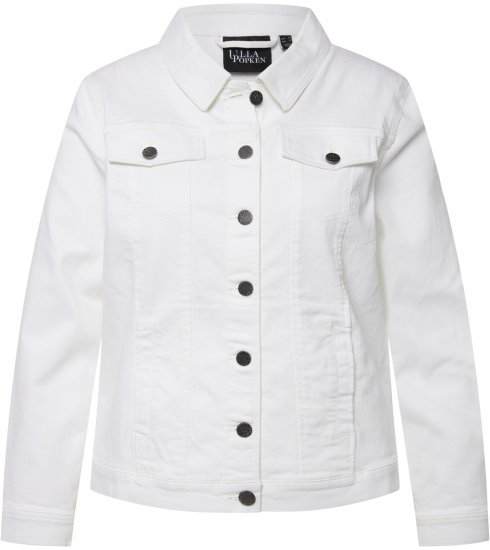 Ulla Popken Denim Jacket White - Jacken - Damenjacken in großen Größen