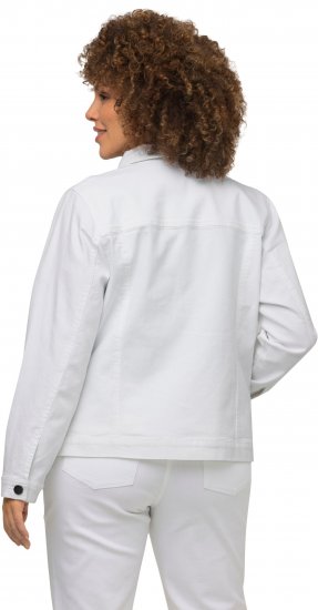 Ulla Popken Denim Jacket White - Jacken - Damenjacken in großen Größen