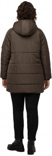 Ulla Popken HYPRAR Water Repellent Fully Lined Jacket Mocha - Jacken - Damenjacken in großen Größen