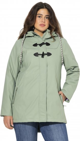 Ulla Popken HYPRAR Rain Jacket Mint Green - Jacken - 