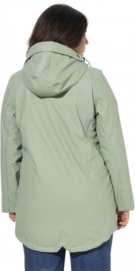 Ulla Popken HYPRAR Rain Jacket Mint Green - Jacken - 