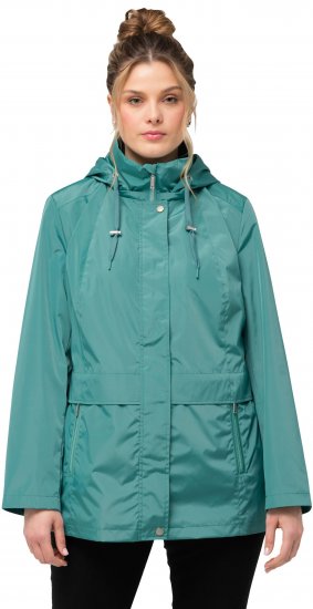 Ulla Popken HYPRAR Water-Repellent Windbreaker Soft Turquoise - Jacken - 