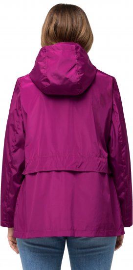 Ulla Popken HYPRAR Water-Repellent Windbreaker Berry - Jacken - 