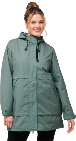 Ulla Popken HYPRAR Transition Jacket Mint Green - Jacken - 
