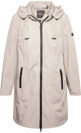 Ulla Popken HYPRAR Waterproof Jacket Medium Grey - Jacken - Damenjacken in großen Größen
