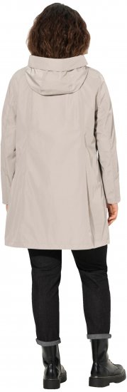 Ulla Popken HYPRAR Waterproof Jacket Medium Grey - Jacken - Damenjacken in großen Größen