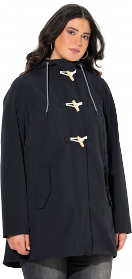 Ulla Popken HYPRAR Water-Repellent Softshell Jacket Black - Jacken - Damenjacken in großen Größen