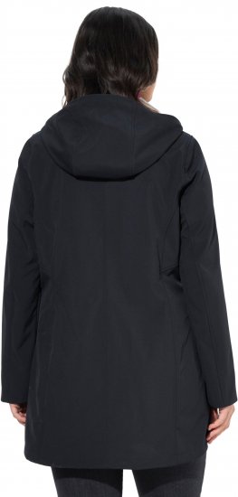 Ulla Popken HYPRAR Water-Repellent Softshell Jacket Black - Jacken - Damenjacken in großen Größen