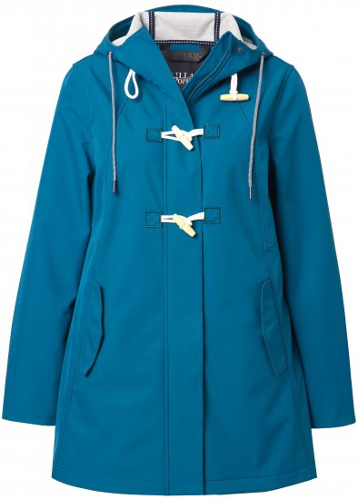 Ulla Popken HYPRAR Water-Repellent Softshell Jacket Teal - Jacken - Damenjacken in großen Größen