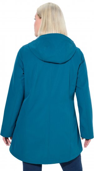 Ulla Popken HYPRAR Water-Repellent Softshell Jacket Teal - Jacken - Damenjacken in großen Größen
