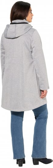 Ulla Popken HYPRAR Melange Softshell Jacket Grey Melange - Jacken - 
