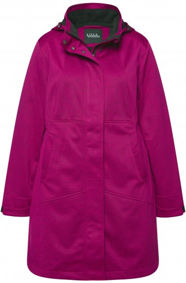 Ulla Popken HYPRAR Melange Softshell Jacket Berry - Jacken - 