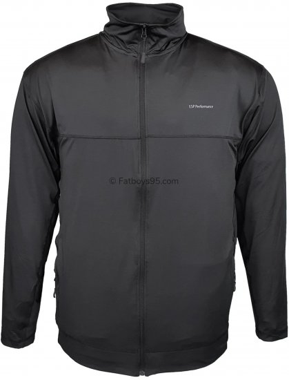 Espionage LW138 Performance Lightweight Jacket Black - Sportbekleidung - Sportbekleidung in Übergrößen