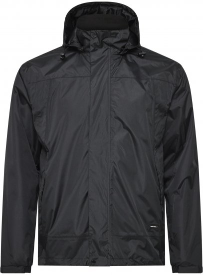 North Latitude Rain Jacket Black - Sportbekleidung & outdoor - Sportbekleidung in große größen für herren