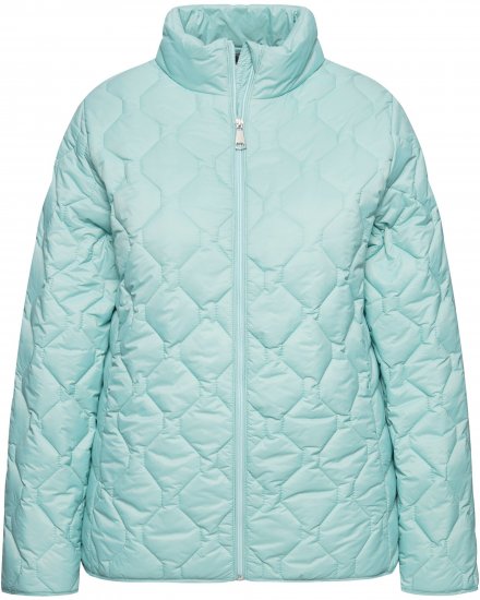 Ulla Popken HYPRAR Lightweight Quilted Water-Repellent Jacket Ice Blue - Jacken - 