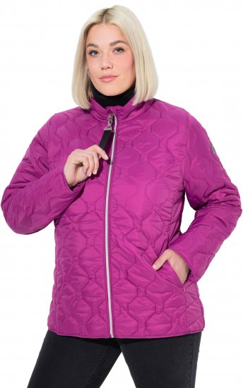 Ulla Popken HYPRAR Lightweight Quilted Water-Repellent Jacket Berry - Jacken - 