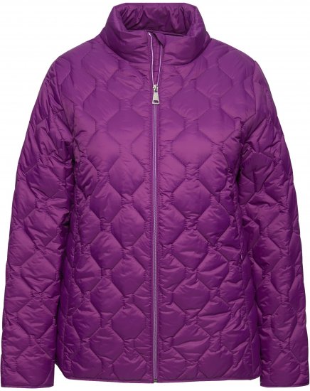 Ulla Popken HYPRAR Lightweight Quilted Water-Repellent Jacket Purple - Jacken - 