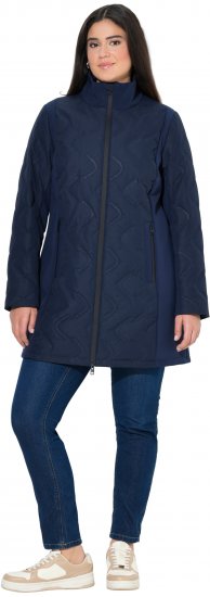 Ulla Popken HYPRAR Laser Quilted Jacket Navy - Jacken - 