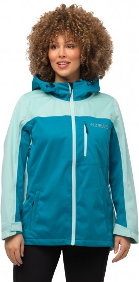 Ulla Popken HYPRAR Lightweight Triple Function Jacket Turquoise - Jacken - 