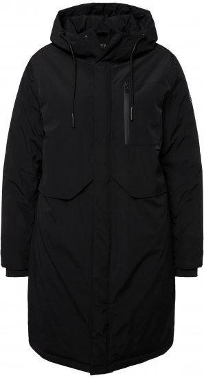 Ulla Popken HYPRAR Triple Function Recycled Fully Lined Coat Black - Jacken - Damenjacken in großen Größen