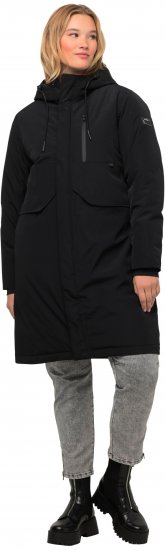 Ulla Popken HYPRAR Triple Function Recycled Fully Lined Coat Black - Jacken - Damenjacken in großen Größen