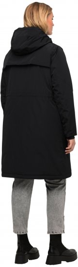 Ulla Popken HYPRAR Triple Function Recycled Fully Lined Coat Black - Jacken - Damenjacken in großen Größen
