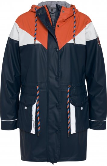 Ulla Popken HYPRAR Triple Function Jacket Navy - Jacken - Damenjacken in großen Größen