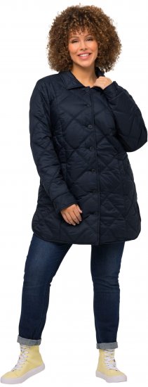 Ulla Popken Quilted Jacket Navy - Jacken - Damenjacken in großen Größen