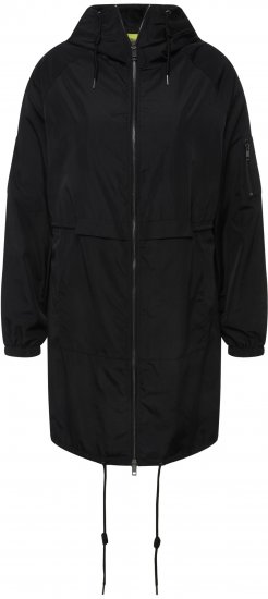 Ulla Popken Versatile Hooded Jacket Black - Jacken - 