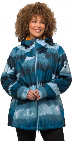 Ulla Popken HYPRAR 2-in-1 Waterproof Fitness Jacket Ink Blue - Jacken - 