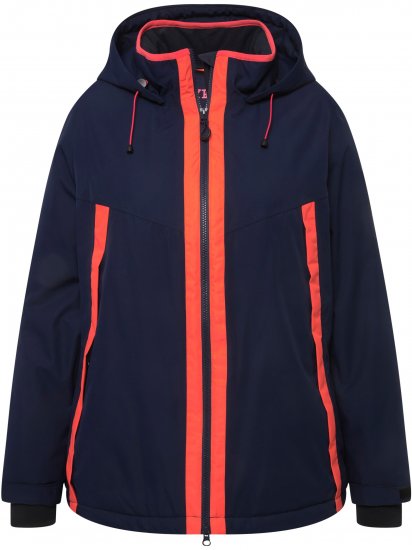 Ulla Popken HYPRAR Waterproof Triple Function Jacket Navy - Jacken - Damenjacken in großen Größen