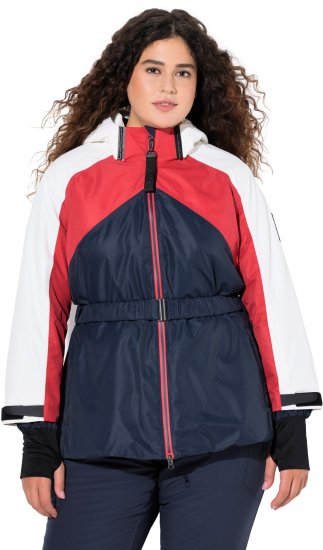 Ulla Popken Performance Peplum Ski Jacket Navy - Jacken - Damenjacken in großen Größen
