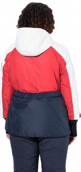 Ulla Popken Performance Peplum Ski Jacket Navy - Jacken - Damenjacken in großen Größen