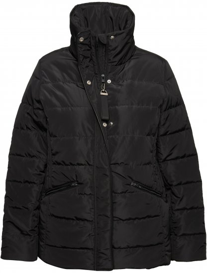 Ulla Popken Quilted Puffer Coat Black - Jacken - Damenjacken in großen Größen