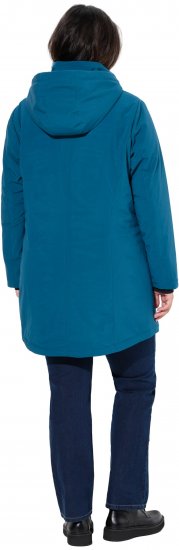 Ulla Popken HYPRAR Long Softshell Jacket Ocean Blue - Jacken - Damenjacken in großen Größen