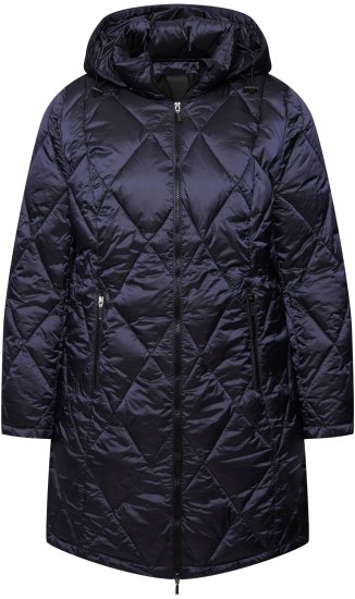 Ulla Popken HYPRAR Diamond Quilted Jacket Night Blue - Jacken - 