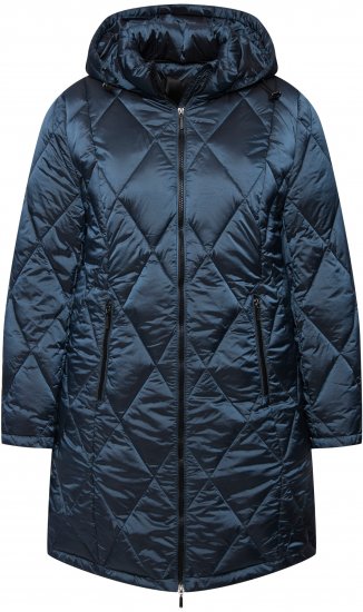 Ulla Popken HYPRAR Diamond Quilted Jacket Teal - Jacken - Damenjacken in großen Größen