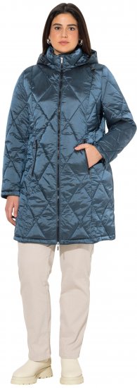 Ulla Popken HYPRAR Diamond Quilted Jacket Teal - Jacken - Damenjacken in großen Größen