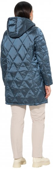 Ulla Popken HYPRAR Diamond Quilted Jacket Teal - Jacken - Damenjacken in großen Größen