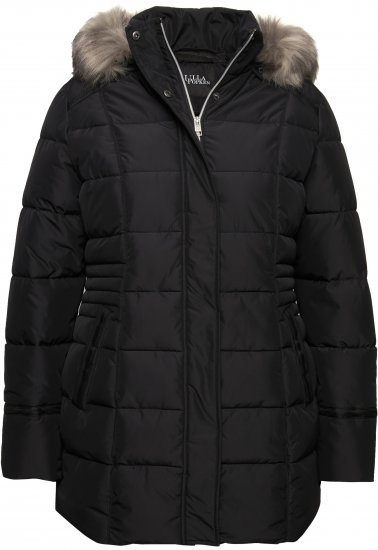Ulla Popken HYPRAR Quilted Jacket Black - Jacken - Damenjacken in großen Größen